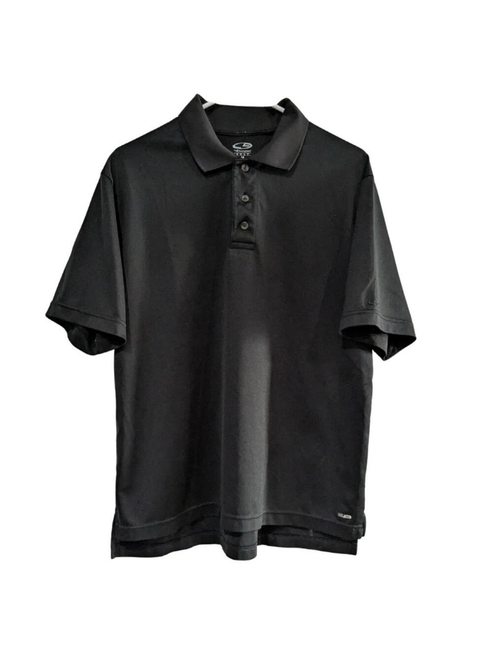 C9 by Champion Men's Duo Dry Golf Polo Shirt, Black, Size Medium, Short Sleeve